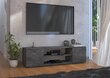 TV-laud ADRK Furniture Petra, must hind ja info | TV alused | kaup24.ee