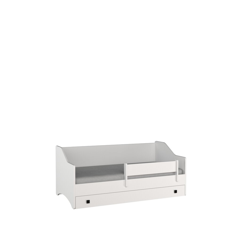 Lastevoodi ADRK Furniture Naomi, 80x160 cm, valge/hall цена и информация | Lastevoodid | kaup24.ee