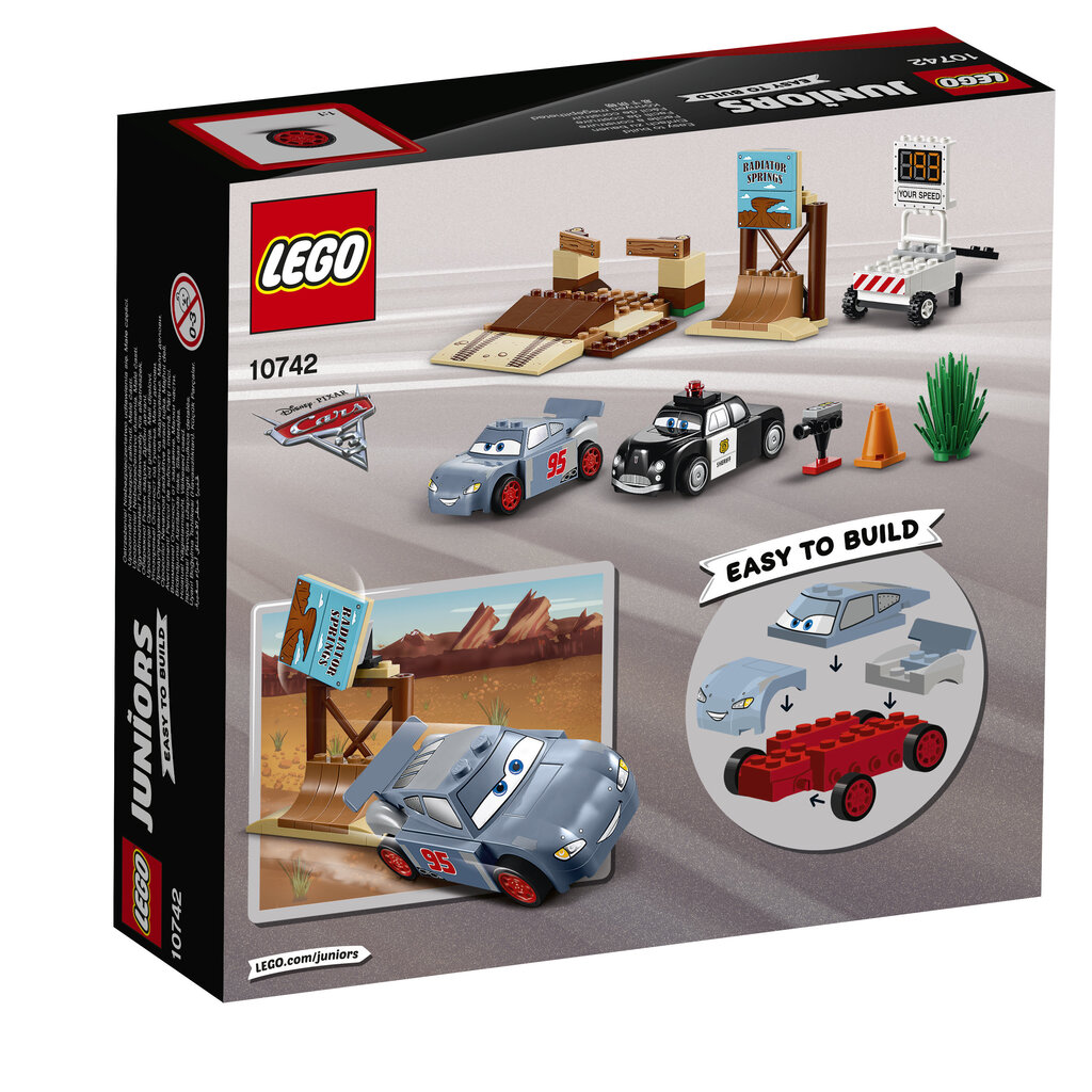 10742 LEGO® JUNIORS Willy mägirallikool 10742 цена и информация | Klotsid ja konstruktorid | kaup24.ee