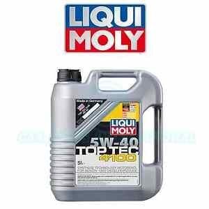 Sünteetiline mootoriõli Liqui-Moly Top Tec 4100 5W-40, 5L hind ja info | Mootoriõlid | kaup24.ee