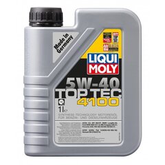 Sünteetiline mootoriõli Liqui-Moly Top Tec 4100 5W-40, 1L цена и информация | Моторные масла | kaup24.ee