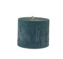 Küünal palmivahast, silinder, 9,5 x 7 cm, tume türkiissinine hind ja info | Küünlad, küünlajalad | kaup24.ee