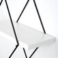 2-riiuli komplekt Kalune Design WR057, valge hind ja info | Riiulid | kaup24.ee
