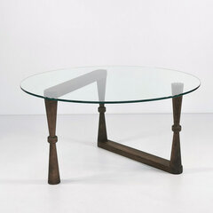 Кофейный столик Kalune Design Cam Orta 3, коричневый цена и информация | Журнальные столики | kaup24.ee