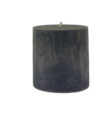 Küünal palmivahast, silinder, 9,5 x 11 cm, must hind ja info | Küünlad, küünlajalad | kaup24.ee