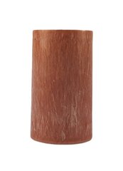 Küünal palmivahast, silinder, 9,5 x 17 cm, porgandivärvi hind ja info | Küünlad, küünlajalad | kaup24.ee