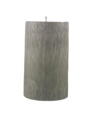Küünal palmivahast, silinder, 9,5 x 17 cm, hall hind ja info | Küünlad, küünlajalad | kaup24.ee