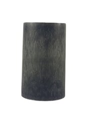Küünal palmivahast, silinder, 9,5 x 17 cm, must hind ja info | Küünlad, küünlajalad | kaup24.ee