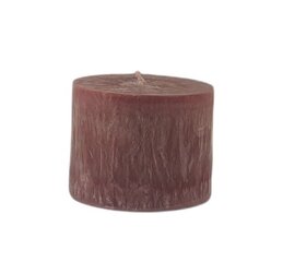 Küünal palmivahast, silinder, 9,5 x 7 cm, roosa hind ja info | Küünlad, küünlajalad | kaup24.ee