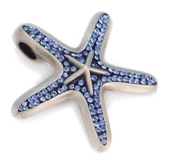 Подвеска Bico "Ocean Celeste" Pave Star Fish с кристаллами (синий PV8) цена и информация | Украшения на шею | kaup24.ee