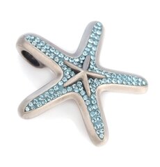 Подвеска Bico "Ocean Celeste" Pave Star Fish с кристаллами (голубой PV8) цена и информация | Украшения на шею | kaup24.ee
