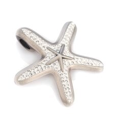 Bico "Ocean Celeste" Pave Star kristallidega ripats (PV8 selge) hind ja info | Kaelakeed | kaup24.ee