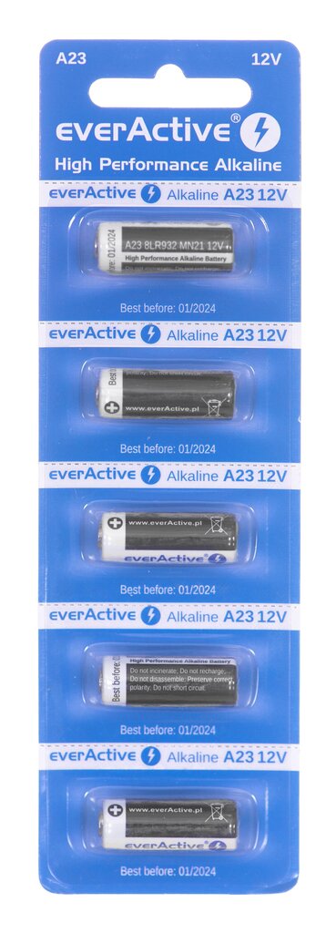 Akud everActive 23A5BL цена и информация | Patareid | kaup24.ee