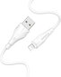 Borofone kaabel BX18 Optimal - USB to Lightning - 2 meetrit valge цена и информация | Mobiiltelefonide kaablid | kaup24.ee