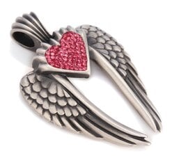 Bico "Wings Of Uriel" Pave Angel Wings ripats kristallidega (PV7 roosa) цена и информация | Украшения на шею | kaup24.ee