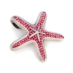 Bico "Ocean Celeste" Pave Star kristallidega ripats (PV8 roosa) hind ja info | Kaelakeed | kaup24.ee