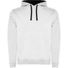 Hoodie худи с двухцветным капюшоном Urban SU1067 белый/темно-синий цена и информация | Мужские свитера | kaup24.ee