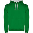 Hoodie худи с двухцветным капюшоном Urban SU1067 зеленый/серый