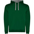 Hoodie худи с двухцветным капюшоном Urban SU1067 зеленый/серый