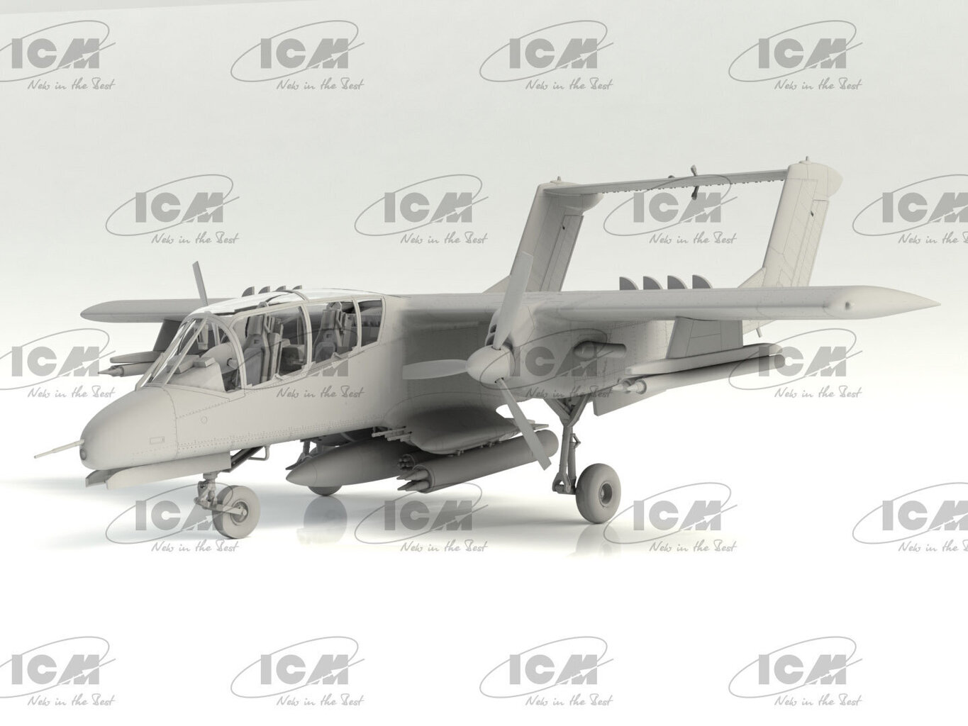 Liimitav mudel ICM 48300 Ameerika ründelennuk OV-10A Bronco 1/48 цена и информация | Liimitavad mudelid | kaup24.ee