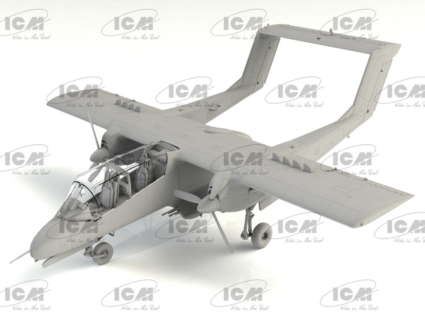 Liimitav mudel ICM 48300 Ameerika ründelennuk OV-10A Bronco 1/48 цена и информация | Liimitavad mudelid | kaup24.ee