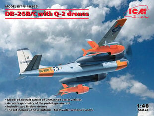 Клеящаяся модель ICM 48286 DB-26B / C с дронами Q-2 1/48 цена и информация | Склеиваемые модели | kaup24.ee