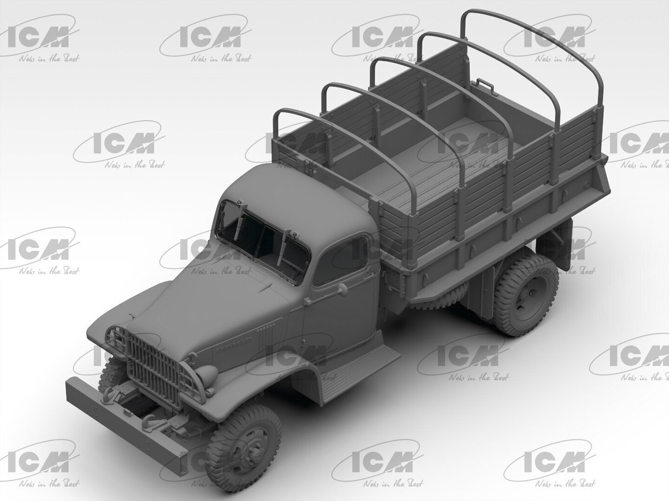 Liimitav mudel ICM 35593 II maailmasõja armee veoauto G7107 1/35 цена и информация | Liimitavad mudelid | kaup24.ee
