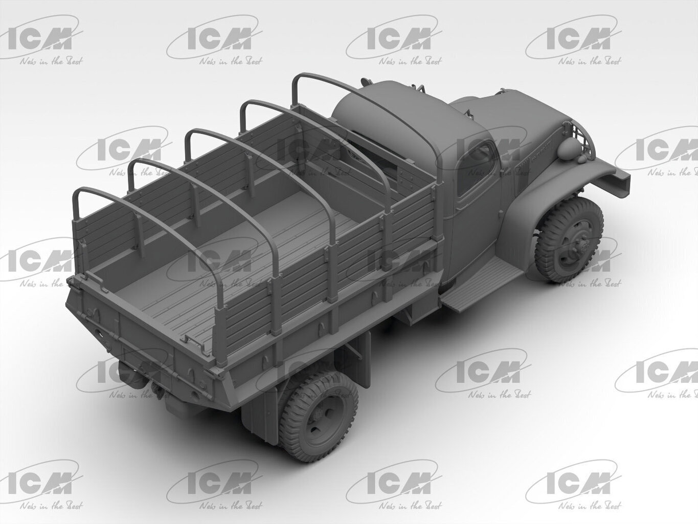 Liimitav mudel ICM 35593 II maailmasõja armee veoauto G7107 1/35 цена и информация | Liimitavad mudelid | kaup24.ee