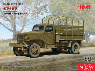 Liimitav mudel ICM 35593 II maailmasõja armee veoauto G7107 1/35 hind ja info | Liimitavad mudelid | kaup24.ee