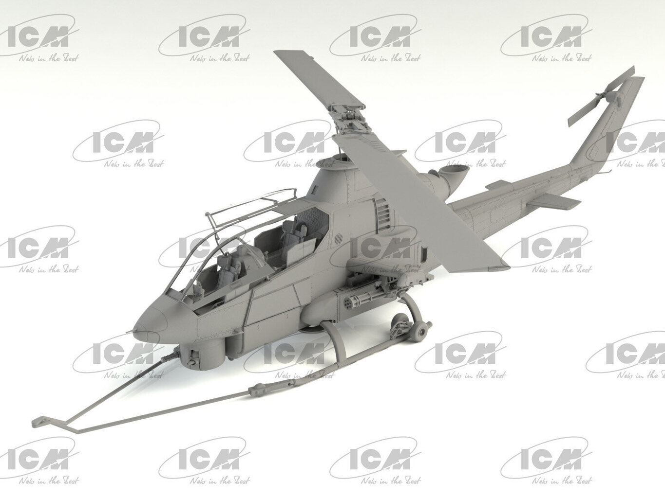 Liimitav mudel ICM 32061 Ameerika ründelennuk AH-1G Cobra (hiljem toodetud) 1/32 цена и информация | Liimitavad mudelid | kaup24.ee