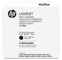 Laserprinteri kassett HP № 37X (CF237YC) must, 41000 lk hind ja info | Laserprinteri toonerid | kaup24.ee