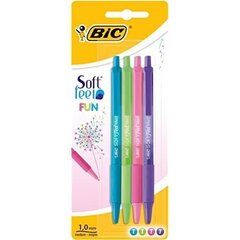 Pastakas Soft Feel Clic Fun, erinevad värvid, 4 tk hind ja info | Kirjutusvahendid | kaup24.ee
