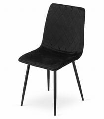Комплект из 4-х стульев Turin, черного цвета цена и информация | Стулья для кухни и столовой | kaup24.ee