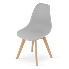 Комплект из 4 стульев Kito, серый цена и информация | Стулья для кухни и столовой | kaup24.ee