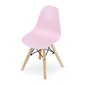 4-lastetooli komplekt Zubi, roosa hind ja info | Laste lauad ja toolid | kaup24.ee