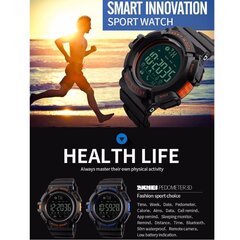 SKMEI DG1245 BL Orange Bluetooth-liides 1245 OG цена и информация | Мужские часы | kaup24.ee