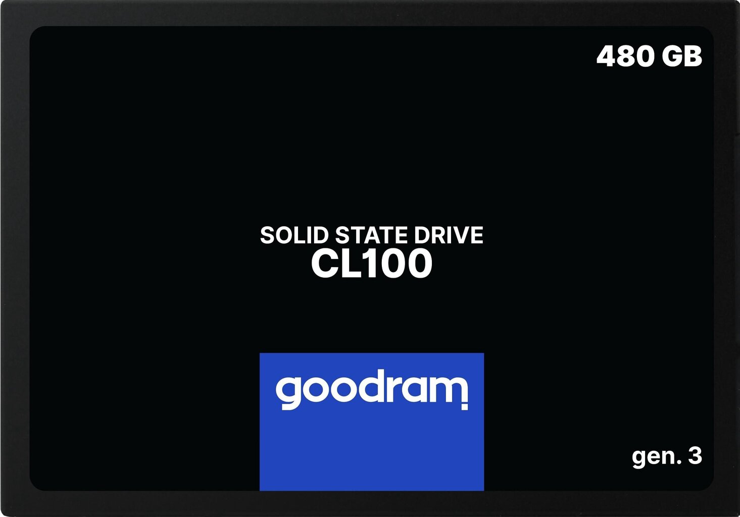 SSD Goodram CL100 Gen. 3 480GB SATA lll 2,5 hind ja info | Sisemised kõvakettad (HDD, SSD, Hybrid) | kaup24.ee