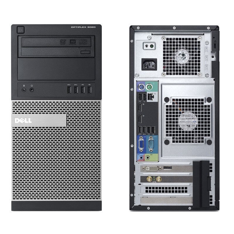 Dell 3020 MT i5-4570 8GB 240GB SSD 1TB HDD RX560 4GB Windows 10 Professional цена и информация | Lauaarvutid | kaup24.ee