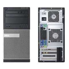 Dell 3020 MT i5-4570 8GB 960GB SSD 1TB HDD RX560 4GB Windows 10 Professional hind ja info | Lauaarvutid | kaup24.ee