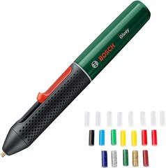Аккумуляторная ручка с горячим клеем Bosch (зеленая) + зарядное устройство USB + кабель USB + 2 аккумулятора 1,2 В HR06 (AA) цена и информация | Механические инструменты | kaup24.ee