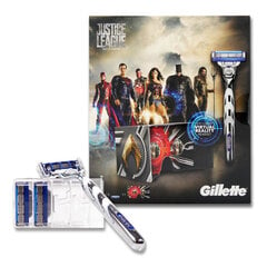 Набор для бритья Gillette Mach3 Turbo + Лига Справедливости просмотрщик виртуальной реальности. цена и информация | Косметика и средства для бритья | kaup24.ee