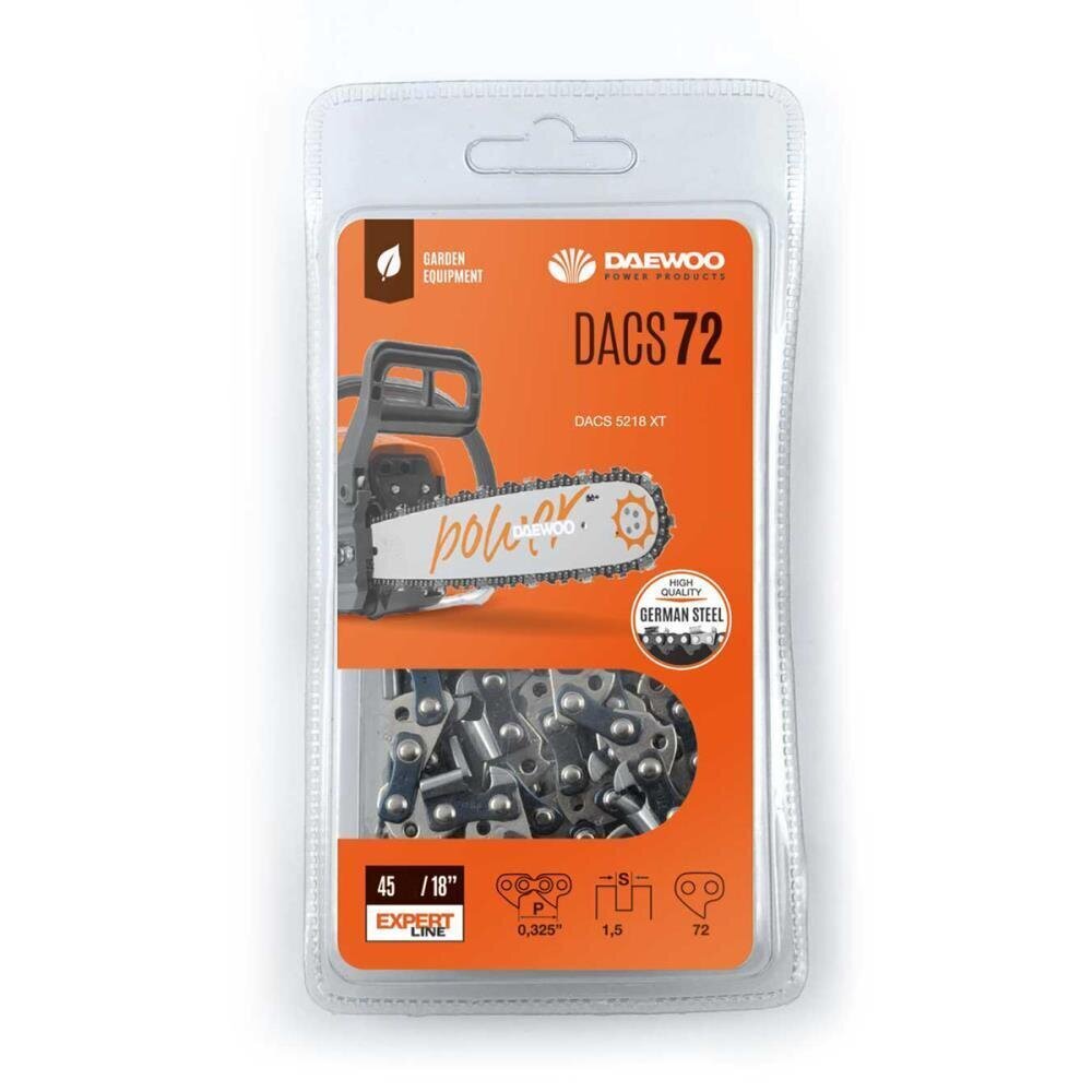 CHAINSAW ACC SPARE CHAIN/DACS 72 DAEWOO hind ja info | Aiatööriistade lisatarvikud | kaup24.ee