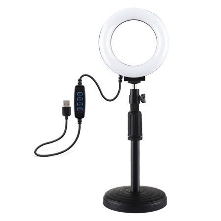 Puluz Ring LED-valgusti reguleeritava alusega hind ja info | Fotovalgustuse seadmed | kaup24.ee