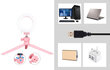 Puluz statiiv LED rõngaslambiga 16 cm, roosa hind ja info | Fotovalgustuse seadmed | kaup24.ee