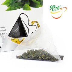 Terved lehed Tseiloni roheline tee püramiidkottides, TARLTON Whole Leaf Green tea, 2gx20 цена и информация | Чай | kaup24.ee