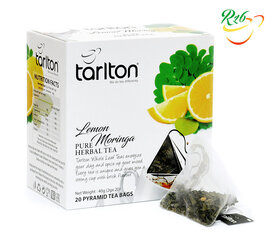 Лимон моринга Цельнолистовой чай, Tarlton Whole Leaf Herbal Tea Lemon moringa, Pyramid, 2гx20 цена и информация | Чай | kaup24.ee