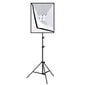 Puluz valguskast 50 x 70 cm statiiviga, 4 LED pirni hind ja info | Fotovalgustuse seadmed | kaup24.ee