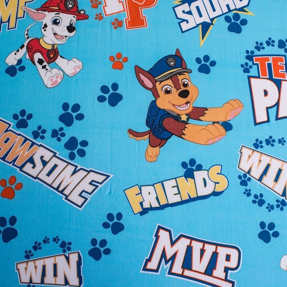 Voodilina kummiga Paw Patrol, 90 x 200 cm + 25 cm hind ja info | Voodilinad | kaup24.ee