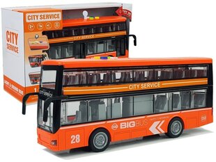 Oranž kahekorruseline buss hind ja info | Poiste mänguasjad | kaup24.ee