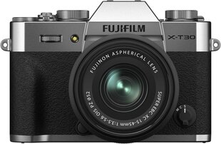 Fujifilm X-T30 II XC15-45 Kit, Silver цена и информация | Цифровые фотоаппараты | kaup24.ee